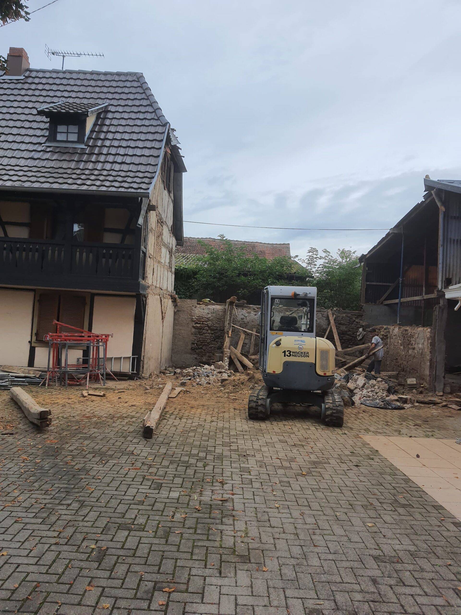 Travaux de gros œuvre et démolition à Mulhouse près de Dannemarie et Belfort Valentigney 2